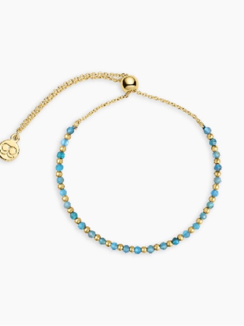 Gorjana Power Gemstone Beaded Apatite Adjustable Bracelet
